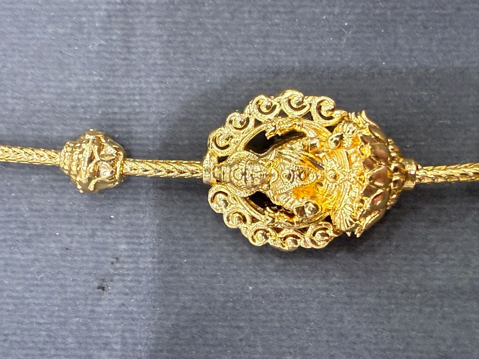 GOLD PLATED 925 SILVER MOGAPPU CHAIN